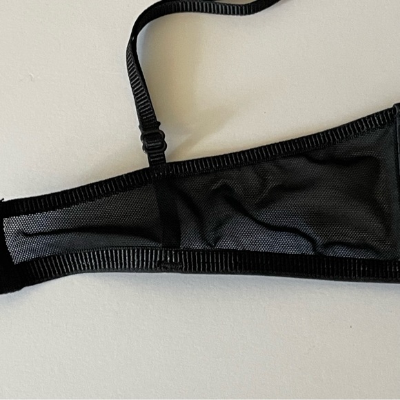 Free People Intimately crimson lace triangle underwire bra - Black & Navy 34a - Picture 10 of 11